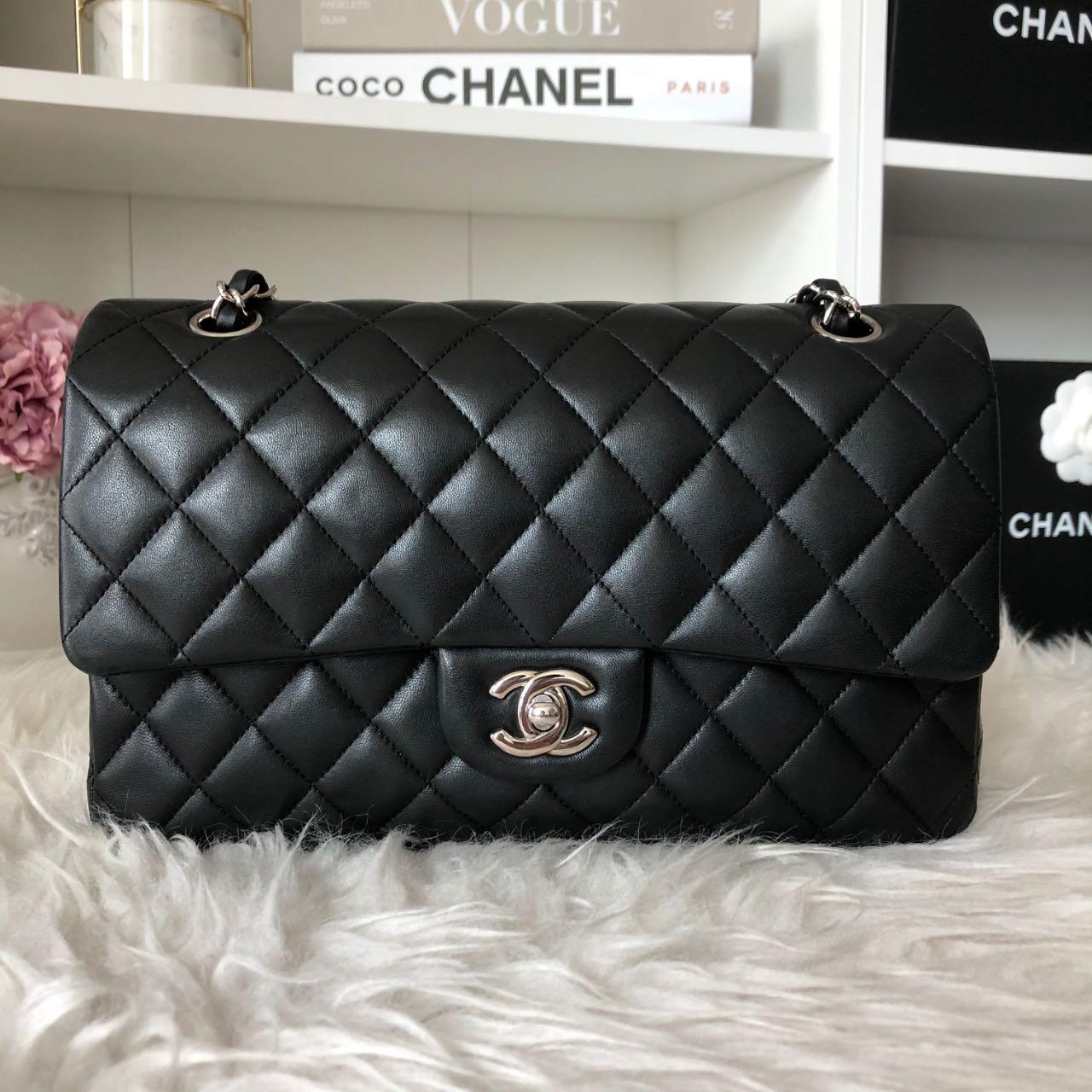 Chanel classic 10 lambskin store