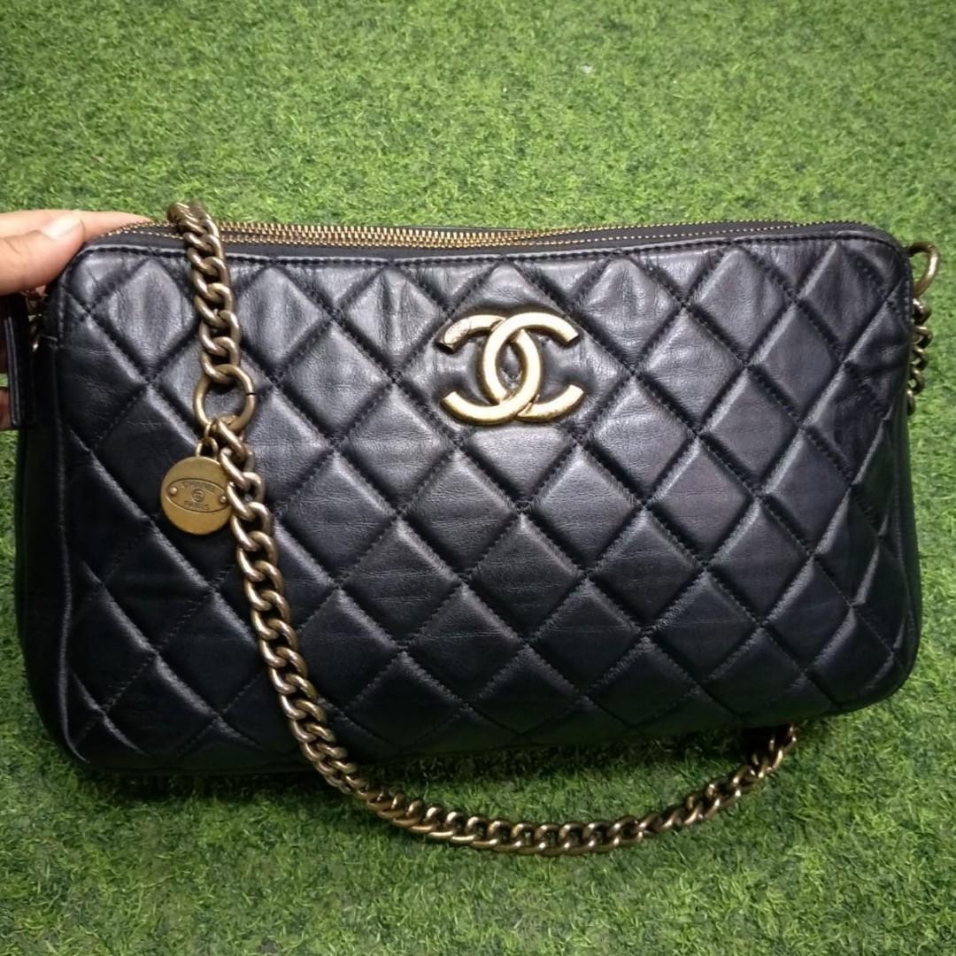 Top Hơn 81 Chanel Double Zip Bag Tuyệt Vời Nhất - Trieuson5