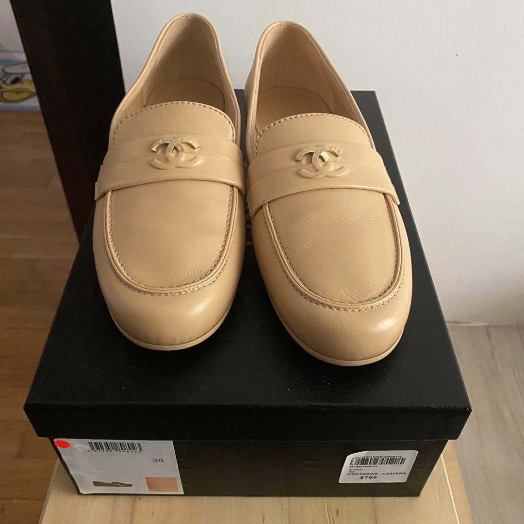 Chanel hot sale womens loafers