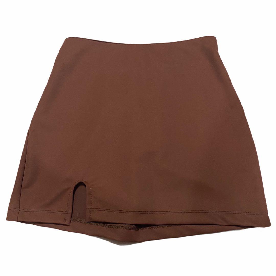 mini brown skirts