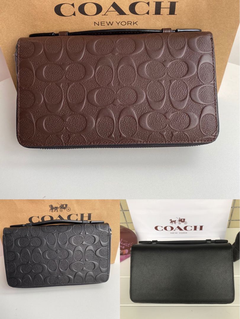 Coach sales clutch wallet