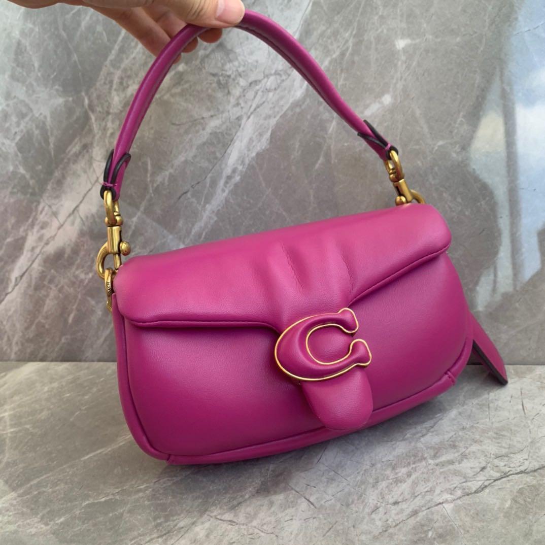 coach pillow tabby pink