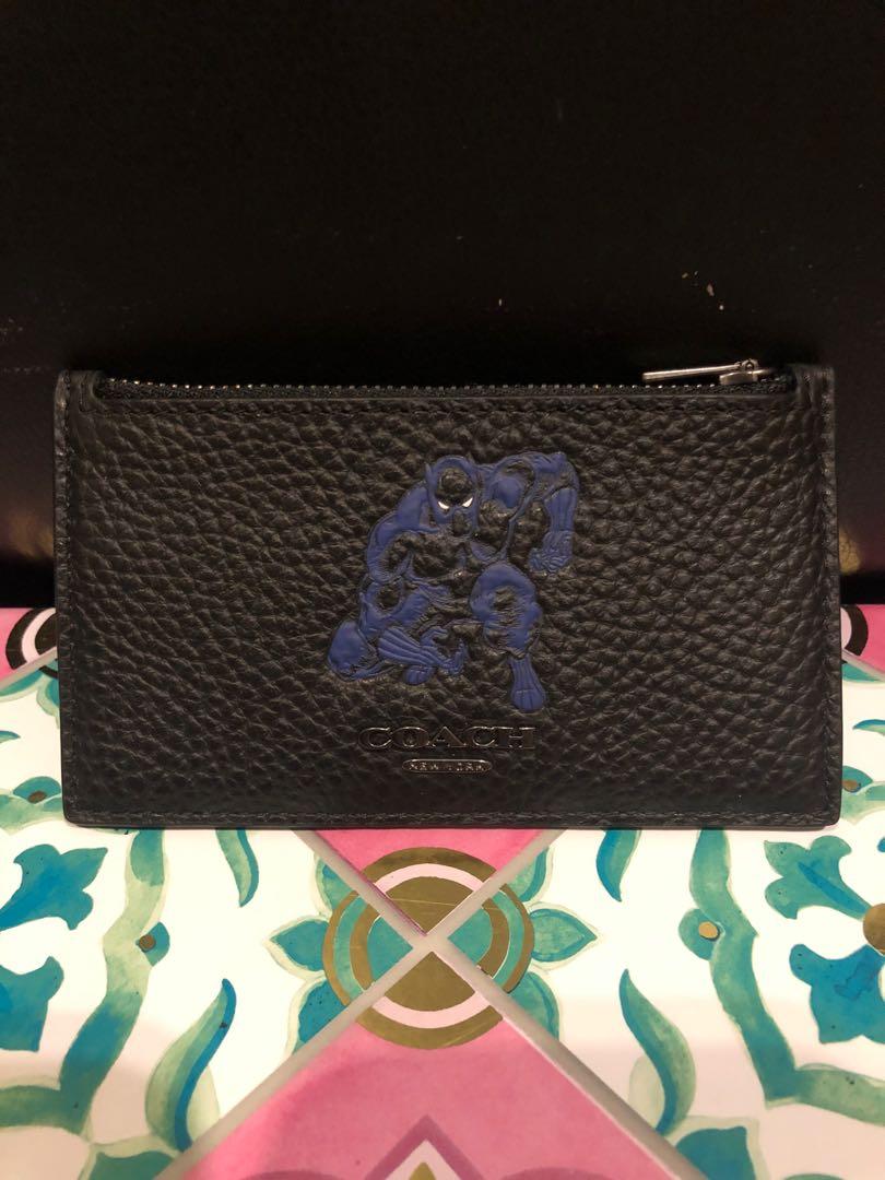 Coach x Marvel Black Panther Card Case Luxury Bags Wallets on Carousell