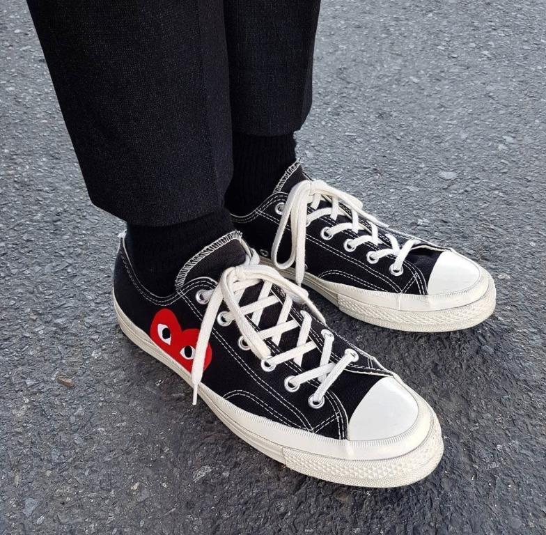 Converse Chuck Taylor All-Star 70s Ox Comme des Garcons PLAY Black ...