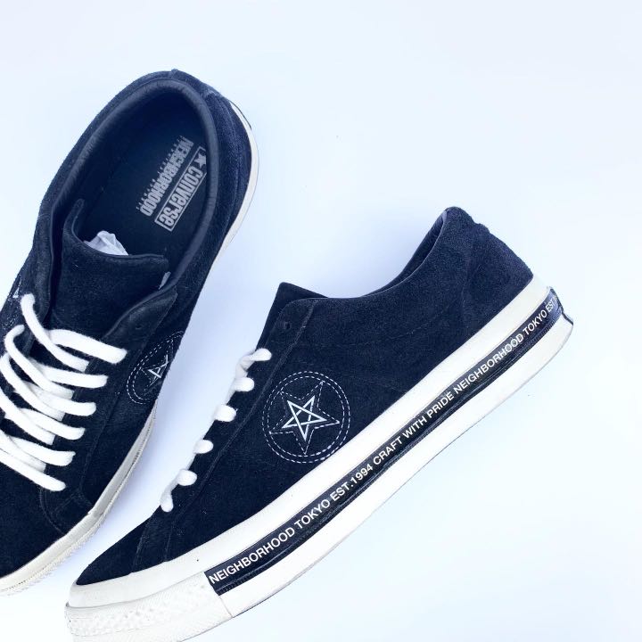 Converse one star outlet 74 ox neighborhood black