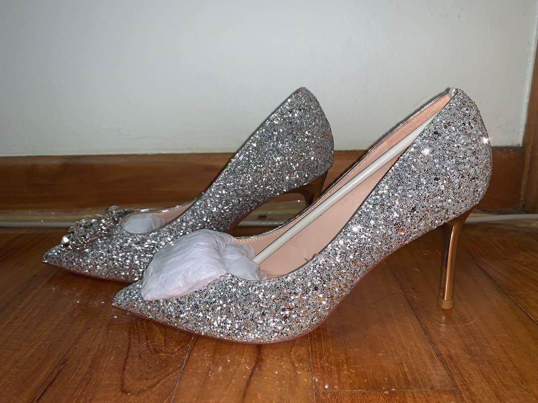 Glitter high outlet heels