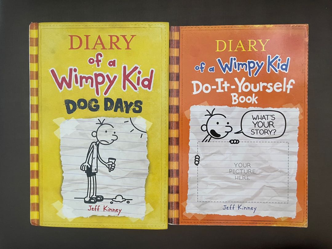 Diary of a Wimpy Kid (DIY Book) & Dog Days by Jeff Kinney, Hobbies