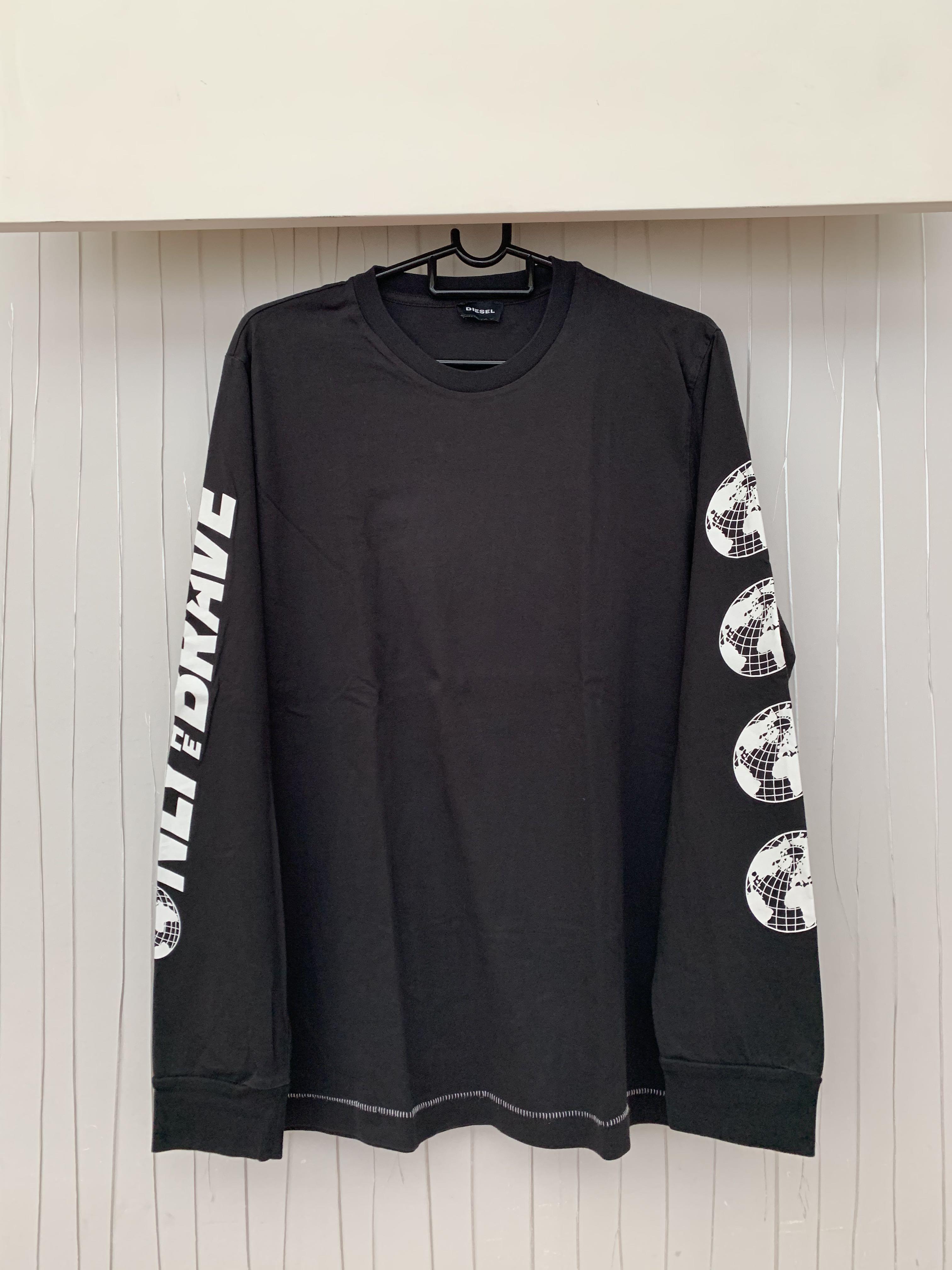 Diesel Long Sleeve Tee, Men's Fashion, Tops u0026 Sets, Tshirts u0026 Polo Shirts  on Carousell
