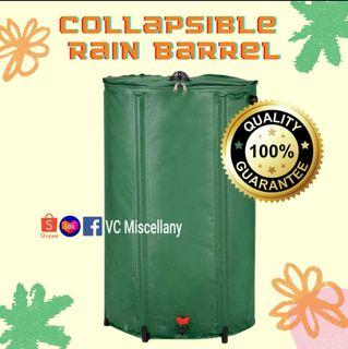 Foldable Rain Barrel, Collapsible Tank Water Storage Container Water Collector with Spigot Filter