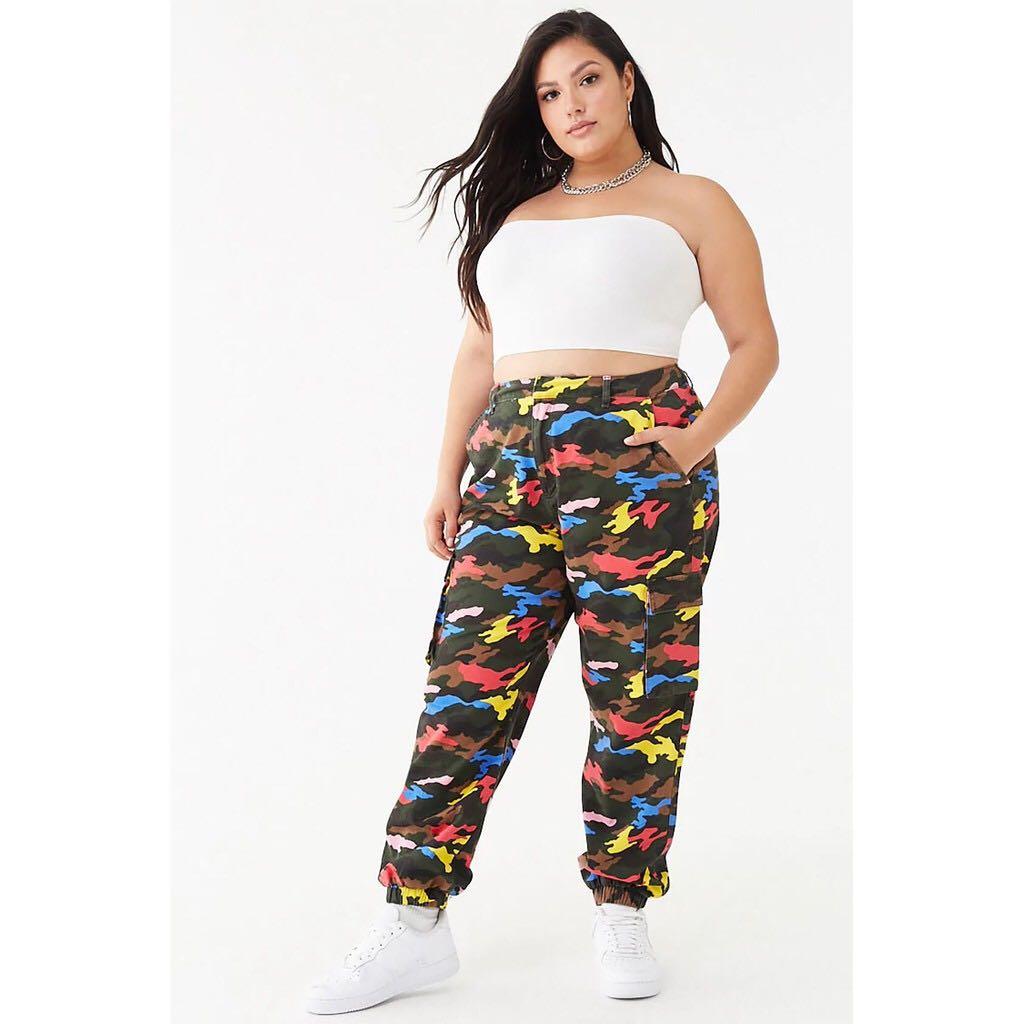 Camouflage cargo pants forever 21 shop
