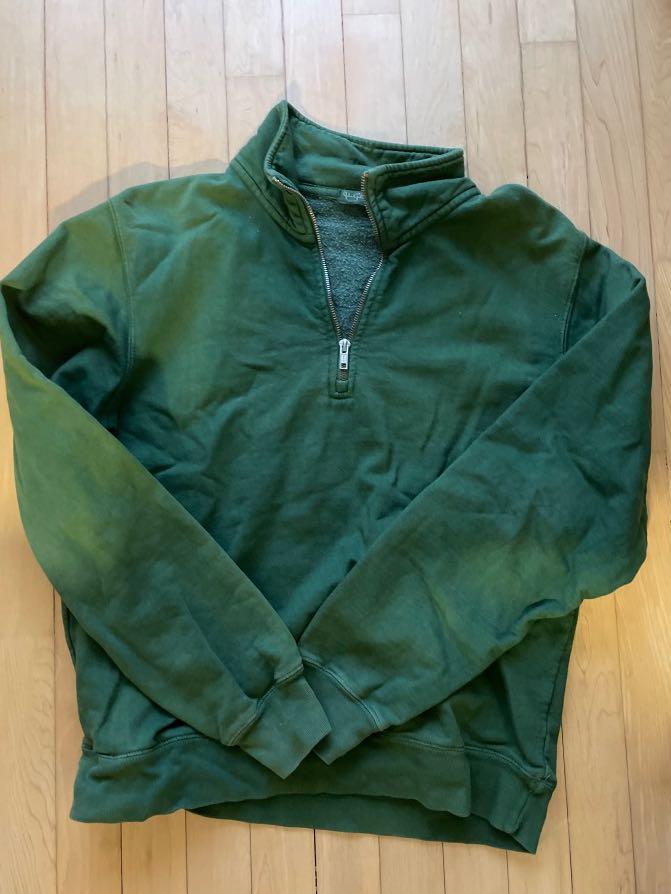Brandy melville green quarter sales zip