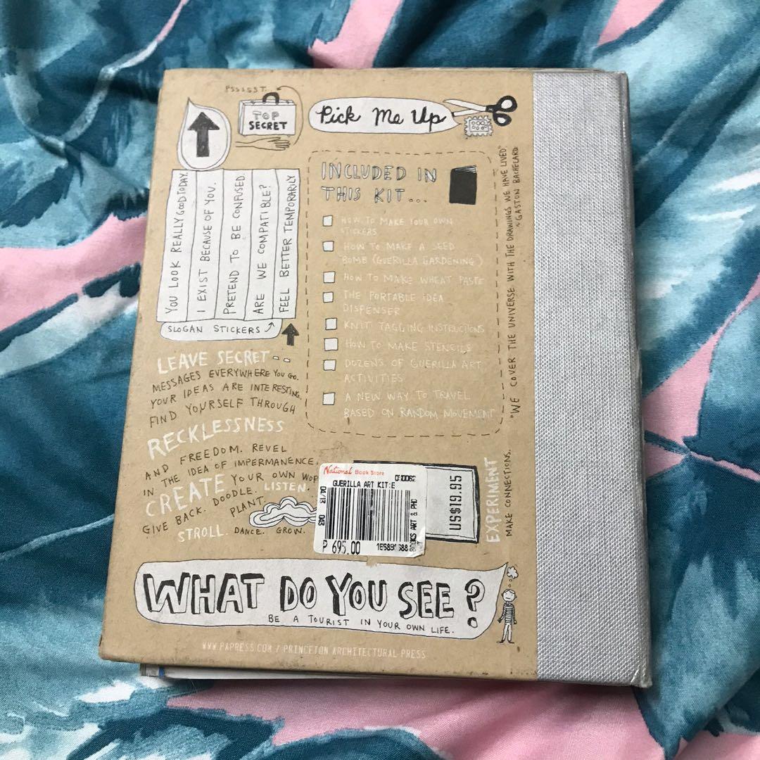 Guerilla Art Kit by Keri Smith, Hobbies & Toys, Stationary & Craft ...