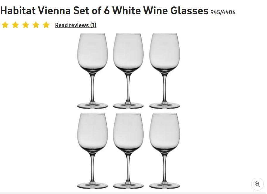 Habitat Wine Glasses, Furniture & Home Living, Kitchenware & Tableware