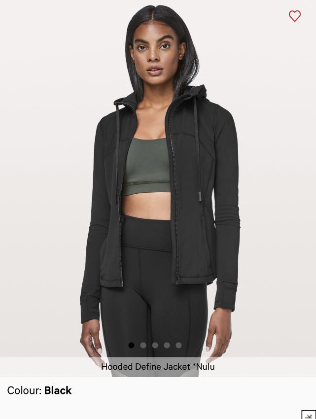 単品購入可 美品 ルルレモン define jacket 6 黒 | maximise.mu