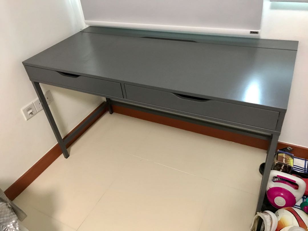 [LAST OFFER] IKEA ALEX Computer Table, Furniture & Home Living ...