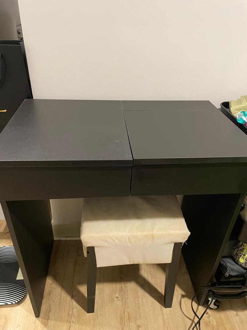 Ikea Brimnes Dressing Table with Chair, Furniture & Home Living