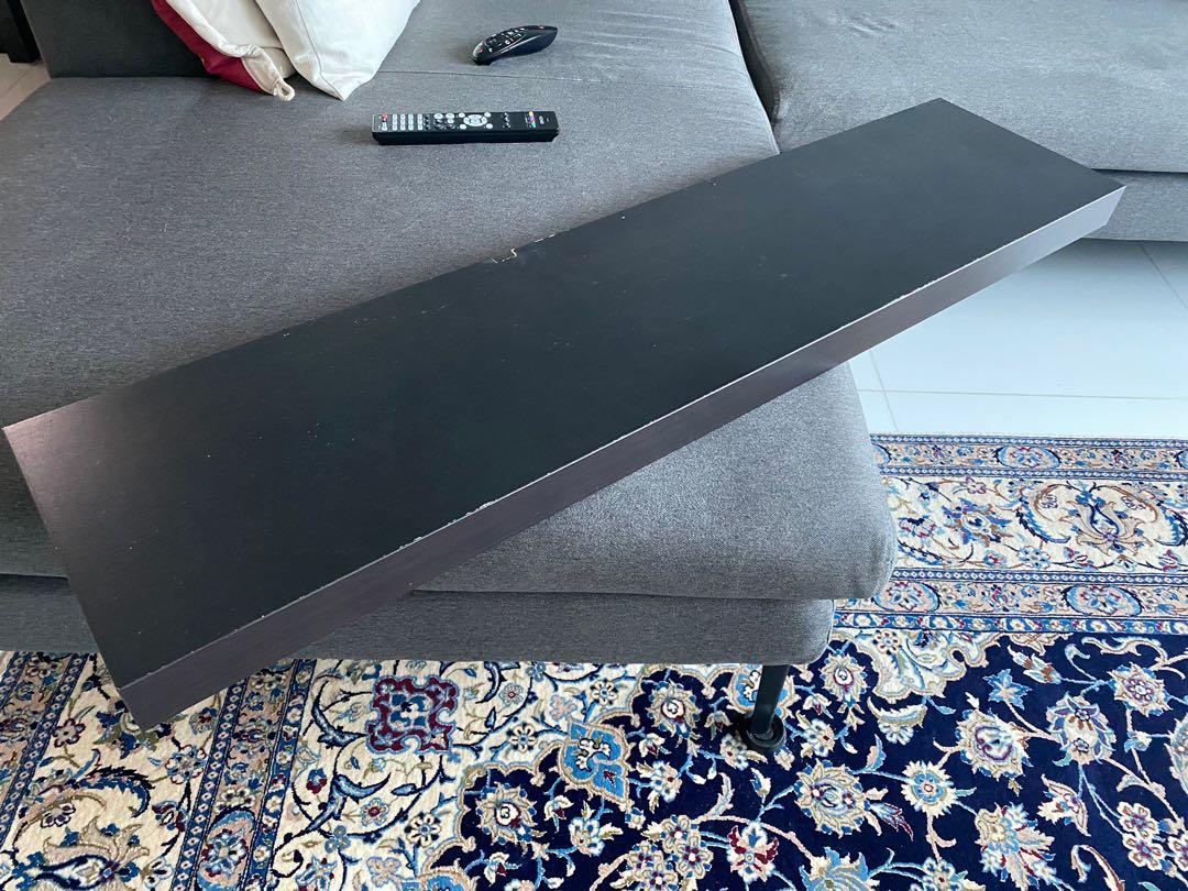 IKEA ‘LACK’ shelf (black), Furniture & Home Living, Furniture, Shelves, & Racks on