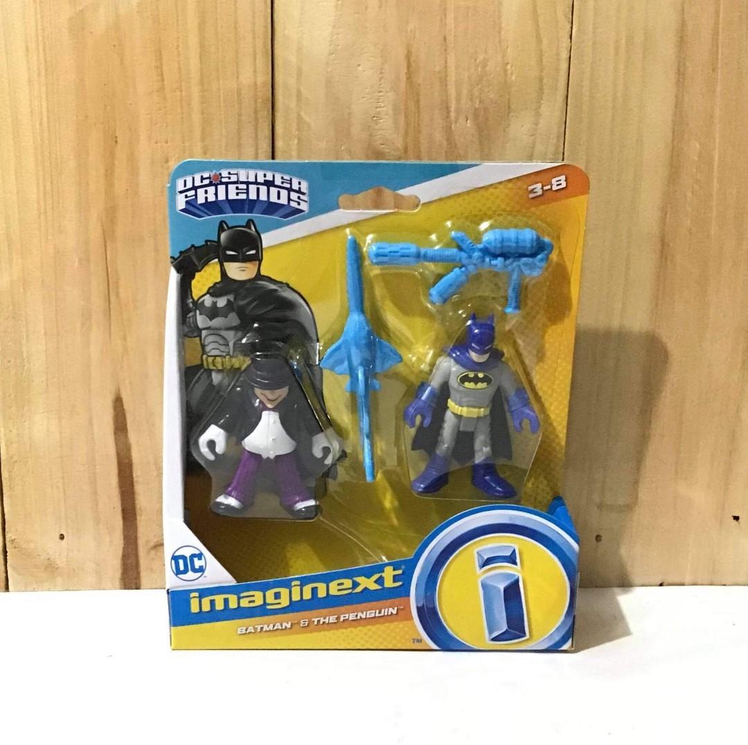 Imaginext Batman and The Penguin (Category: Figurines & Statues) located in Binan City. Submitted by elf.0000 (Listing ID 1089718726, Image 1). Description: New Arrival 🇨🇦 P800 plus shipping cost Sealed but card is not in mint condition WYSIWYG Payment via gcash or bpi Shipped thru jnt every friday only (lalamove) Cross posted.