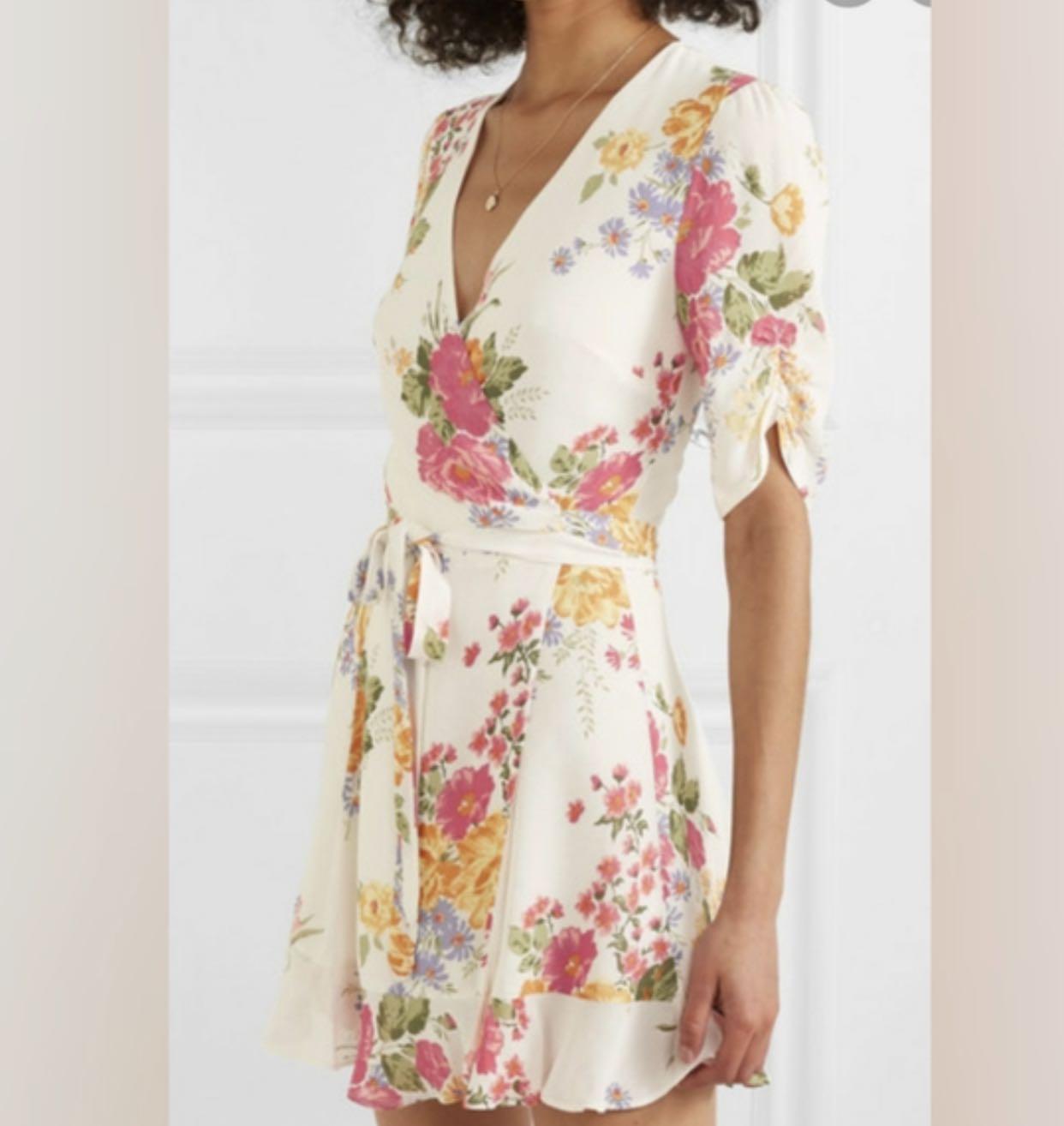 Reformation monica discount wrap dress
