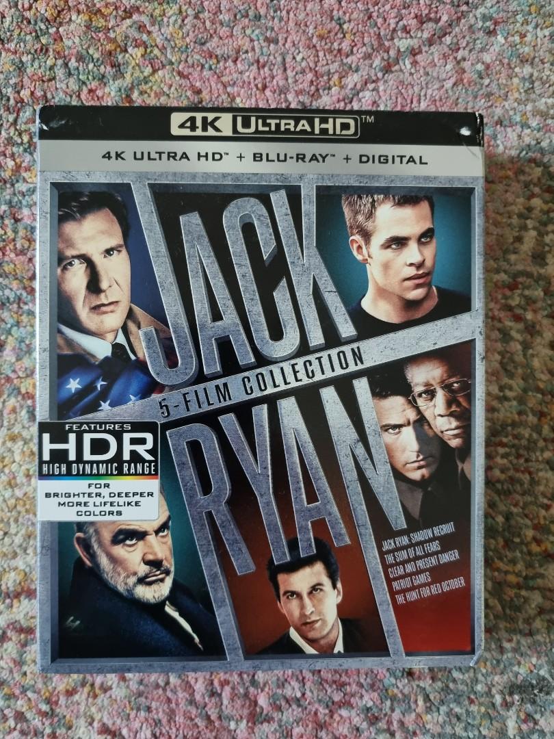 Jack Ryan: 5-Film Collection 4K Blu-ray (4K Ultra HD + Blu-ray)