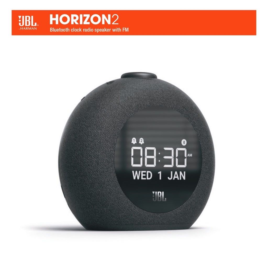 JBL Horizon 2 Bluetooth clock radio speaker with FM, Audio, Soundbars