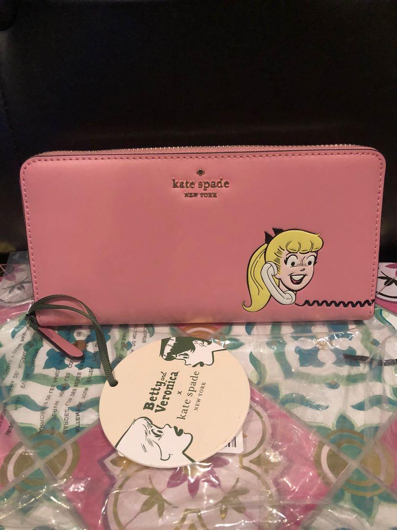 Kate Spade x Archie Comics Betty and Veronica Wallet, Luxury, Bags &  Wallets on Carousell