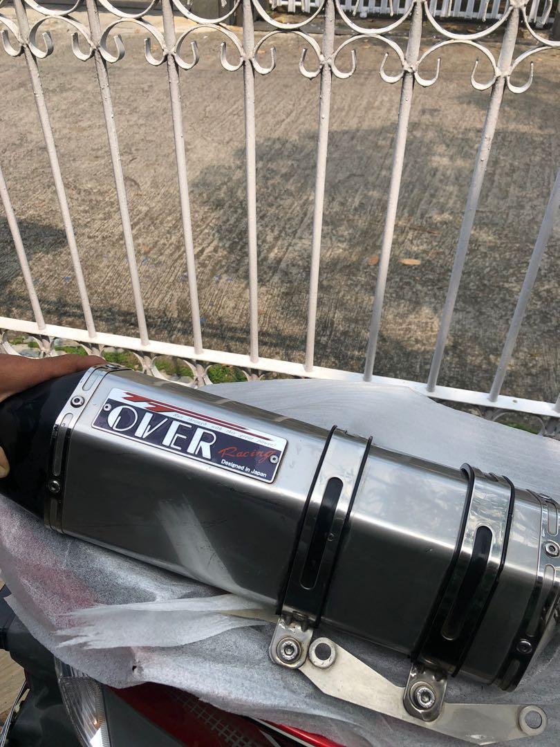 Knalpot Over Racing japan yamaha nmax dan aerox, Motor di Carousell