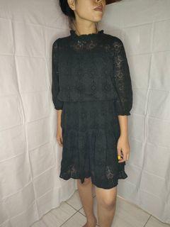 Korean dress black