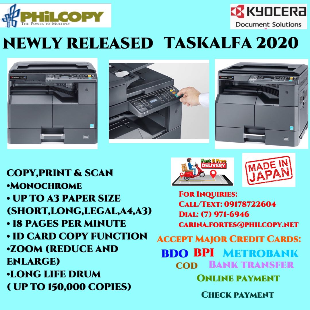KYOCERA TASKALFA 2020, Computers & Tech, Printers, Scanners & Copiers ...