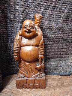 laughing buddha wooden collectors items