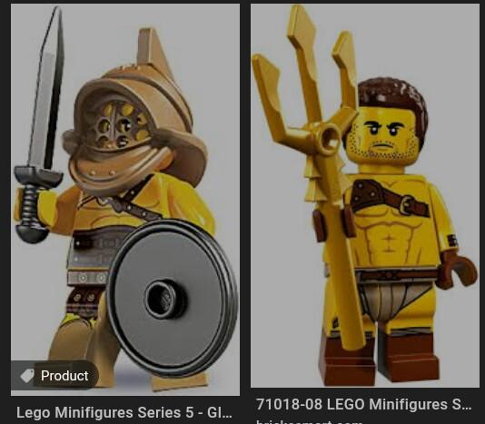 Lego sales minifigures gladiator