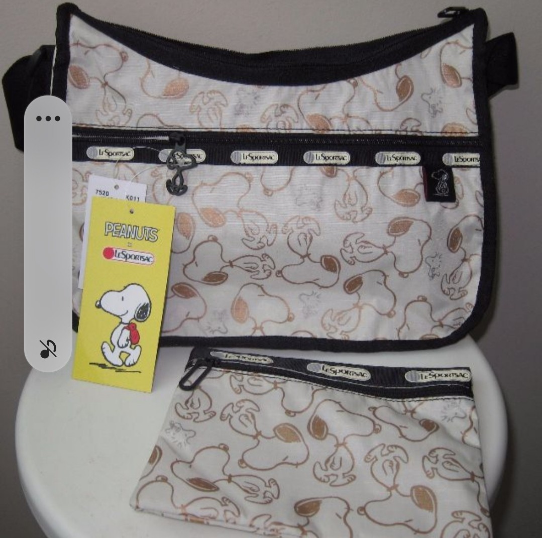 Lesportsac Snoopy Hobo bag, Women's Fashion, Bags & Wallets, Purses