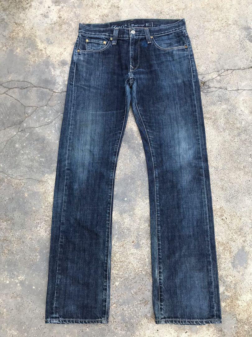 Levi's Capital E Jeans Indigo Made in USA Hesher Regular Straight Manual  W32 Authentic, Men's Fashion, Bottoms, Jeans on Carousell