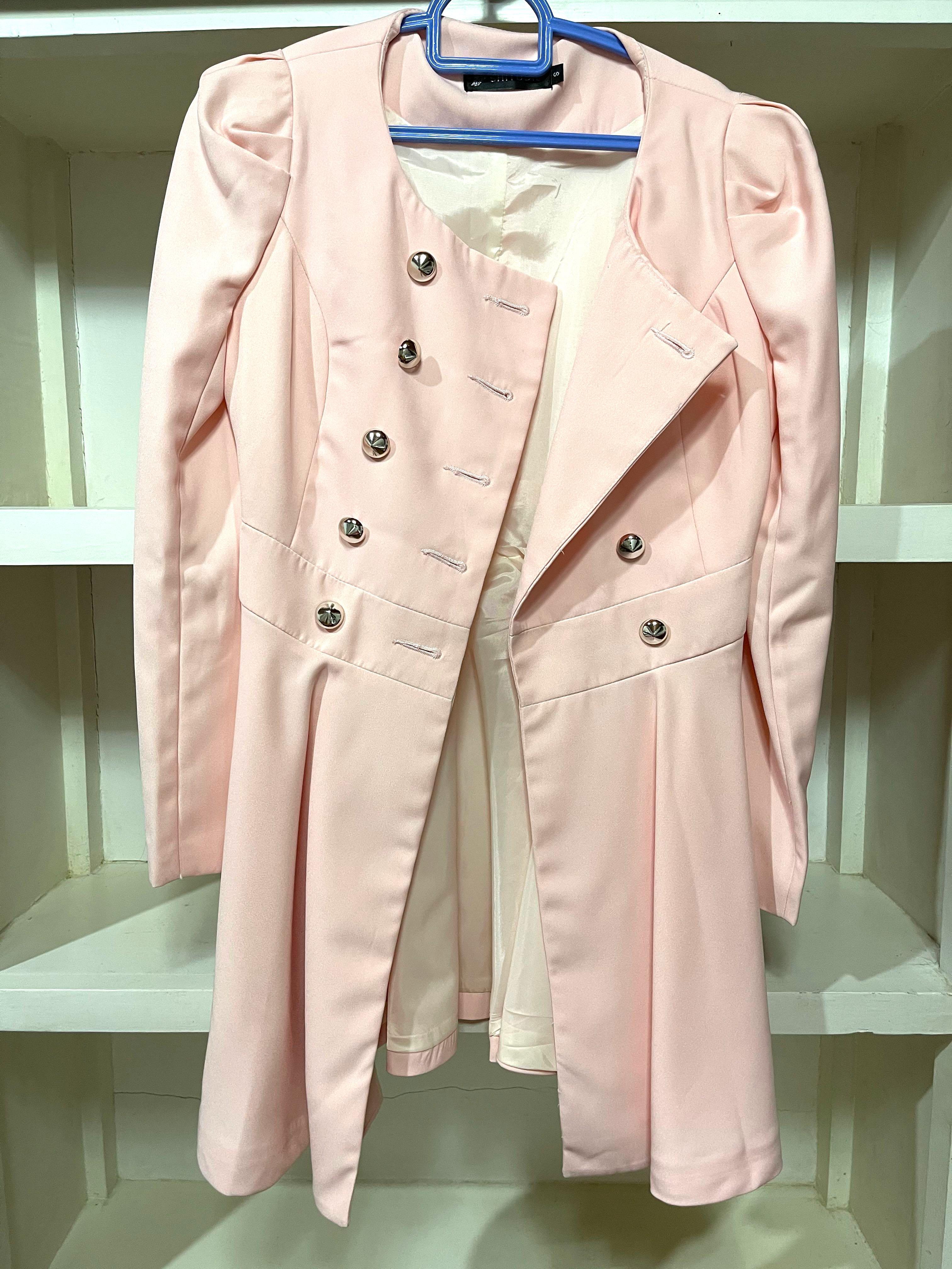 light pink spring coat