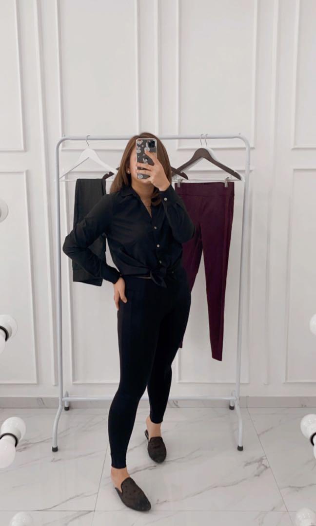 Loft seamed ponte leggings Fesyen Wanita Pakaian Wanita Bawahan