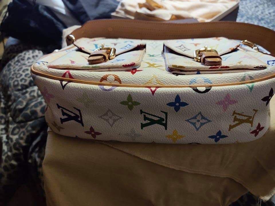 Louis Vuitton White Multicolor Monogram Lodge, Luxury, Bags & Wallets on  Carousell