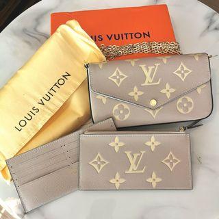 Louis Vuitton M82509 Wallet on Chain Lily , Brown, One Size