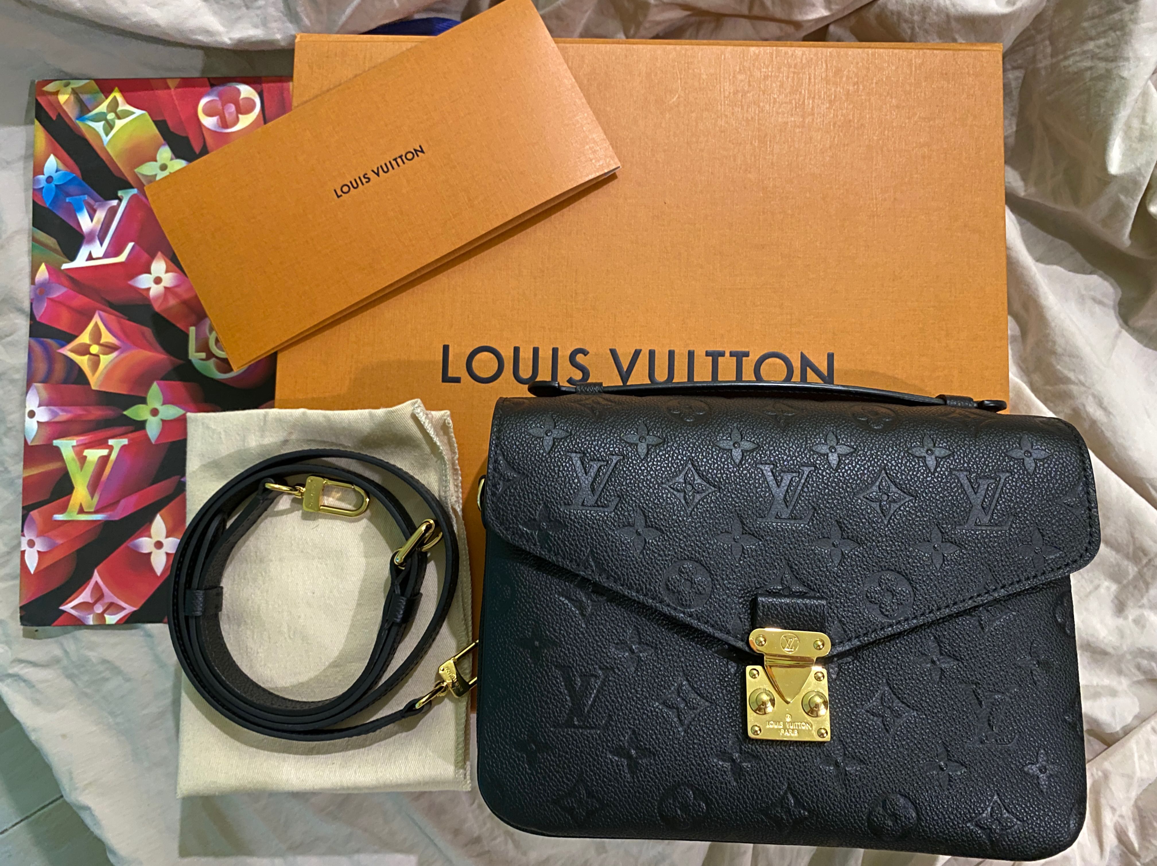 Felicie Pochette Empreinte Bicolor, Luxury, Bags & Wallets on Carousell