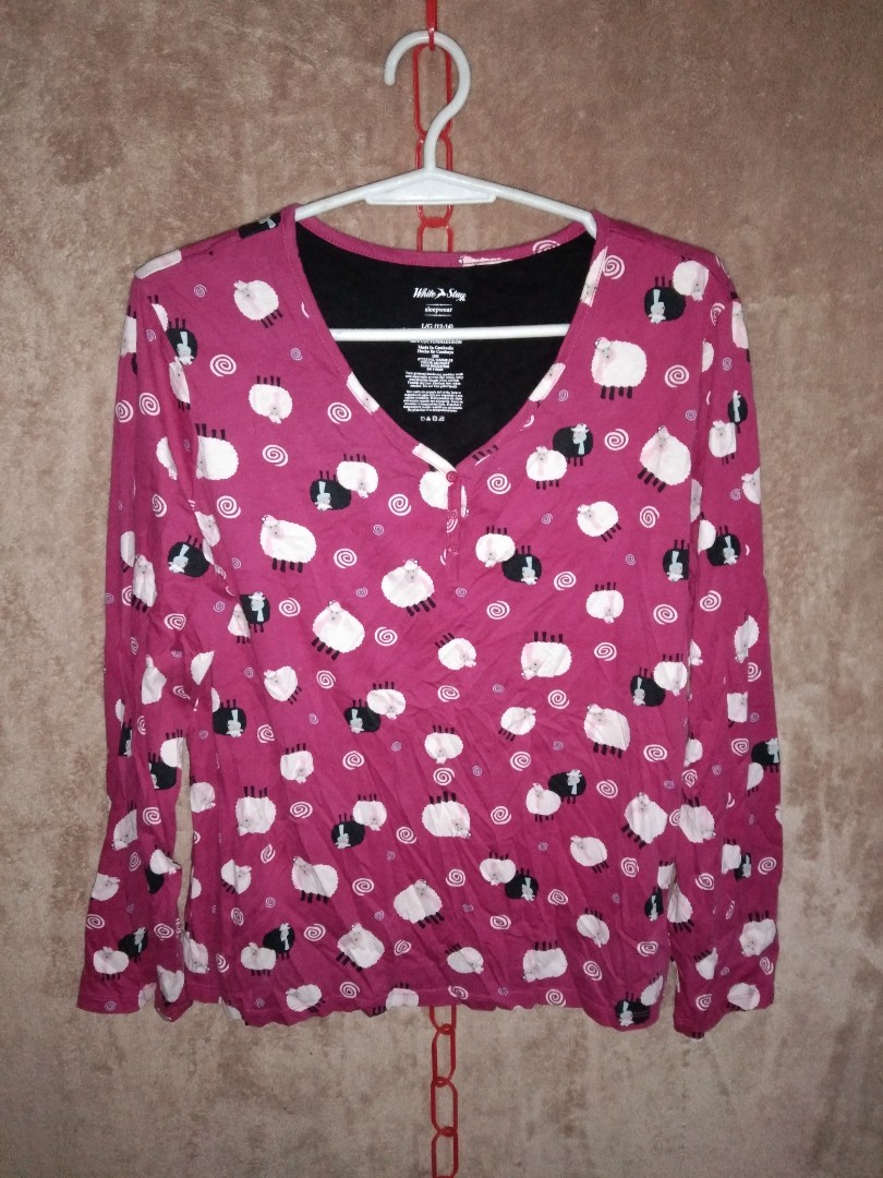 L:WHITE STAG®SLEEPWEAR TOP COTTON 