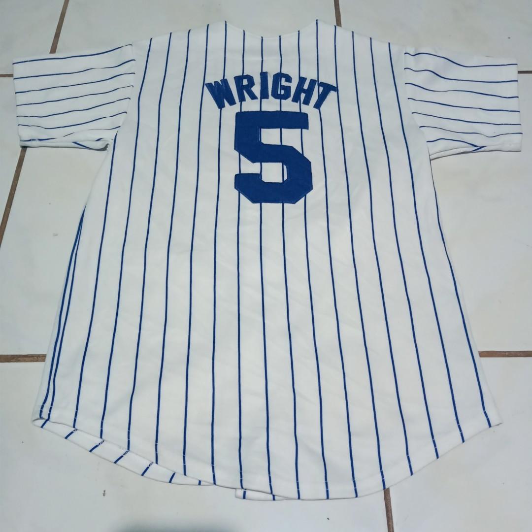 New York Mets #5 David Wright Jersey Sz 48 Majestic White MLB