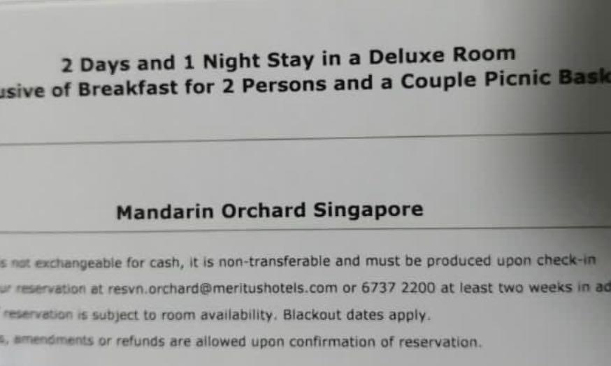 Mandarin hotel voucher staycation, Everything Else on Carousell