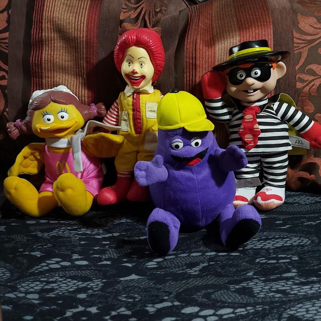 Mcdonalds stuffed toys deals