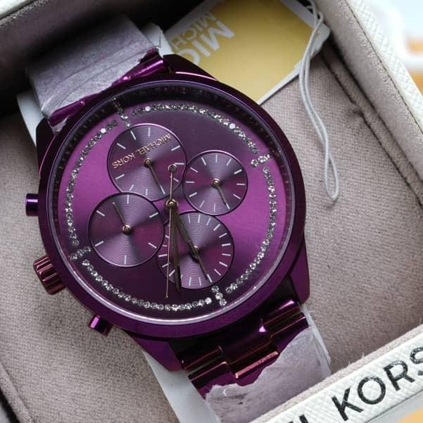 Michael Kors MK3782  Darci  Purple watch Michael kors Trendy watches