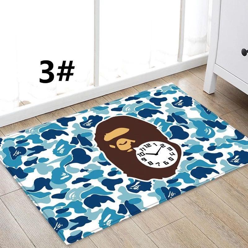 blue camo floor mats