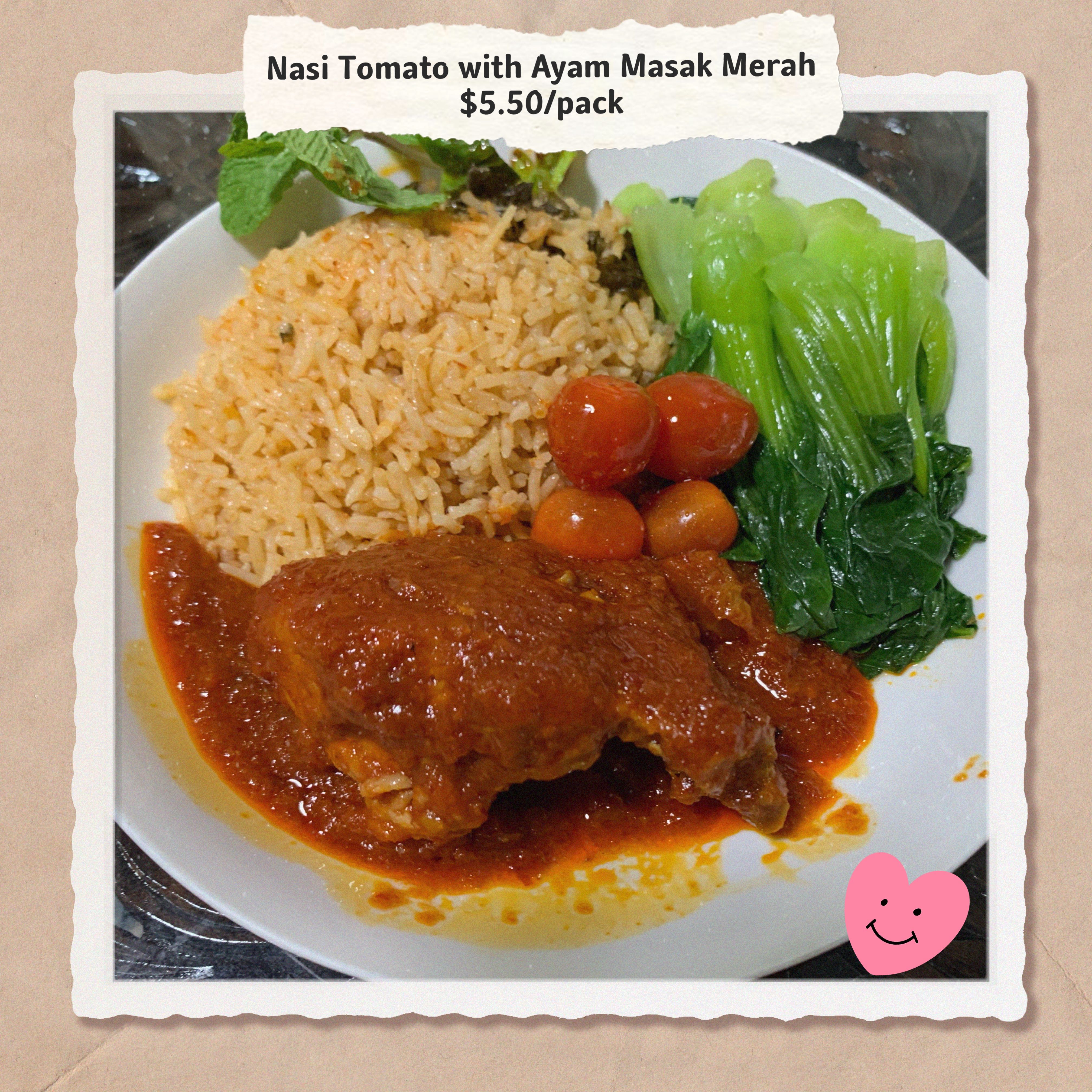 Nasi Tomato W Ayam Masak Merah Food Drinks Local Eats On Carousell