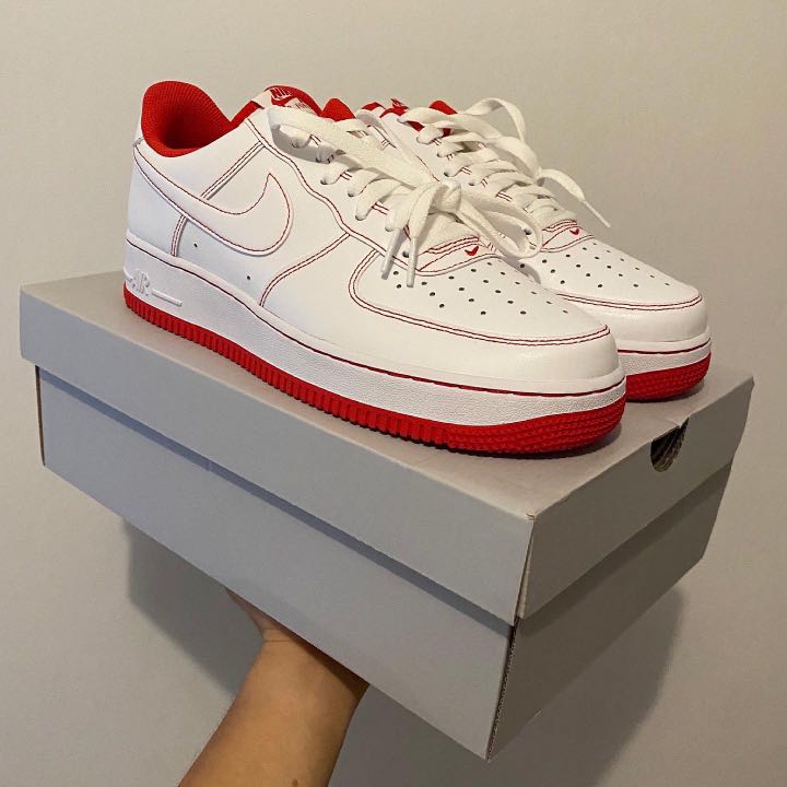 red stitch air force 1