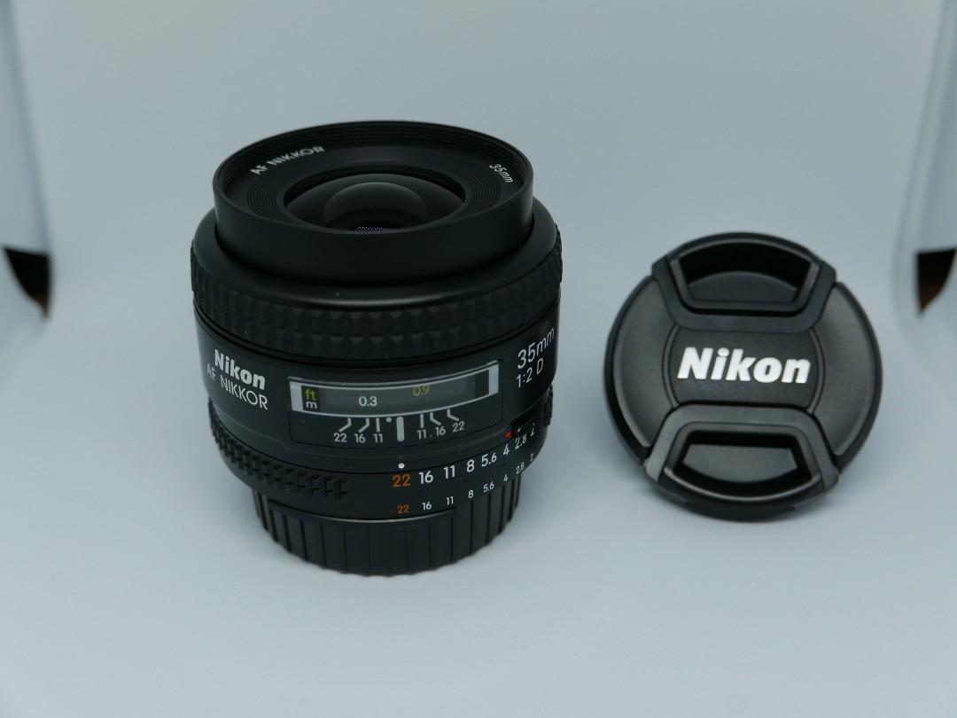 Nikon AF 35 f2D 鏡頭, 攝影器材, 鏡頭及裝備- Carousell