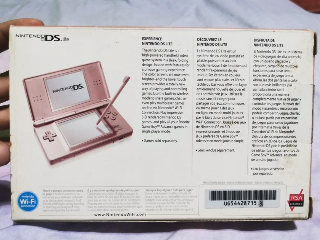 Nintendo Ds Lite Video Gaming Video Game Consoles Nintendo On Carousell