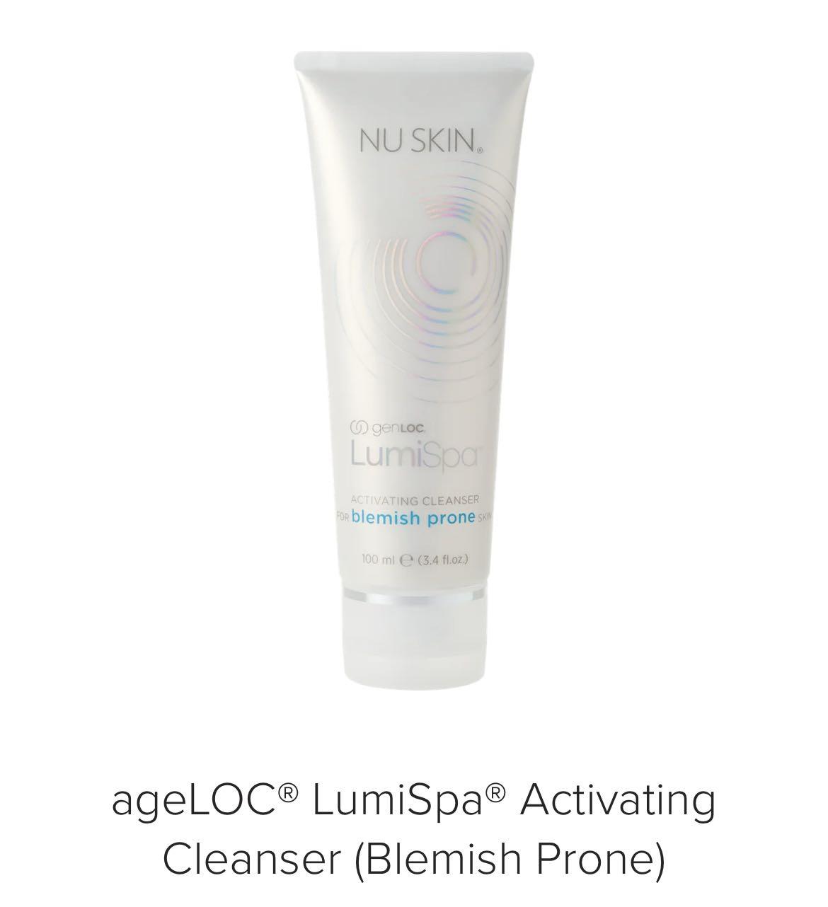 Nuskin Ageloc Lumispa Cleanser (Blemish Prone Skin) (Category: Face Care) located in Singapore. Submitted by asheryyap (Listing ID 1089636063, Image 1). Description: New ‼️ Nuskin Ageloc Lumispa Cleanser - (Blemish Prone Skin).