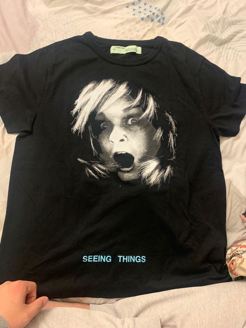 off white screaming girl t shirt